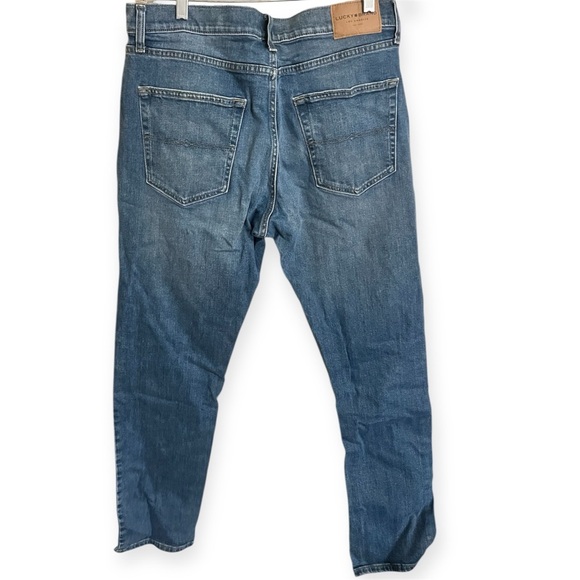 Lucky Brand Men’s 410 Athletic Slim Straight Leg Jeans Size 34 x 32 - Picture 2 of 4